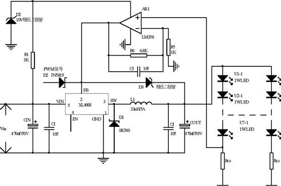 XL4003+358LED(q)(dng)IC͑(yng)·